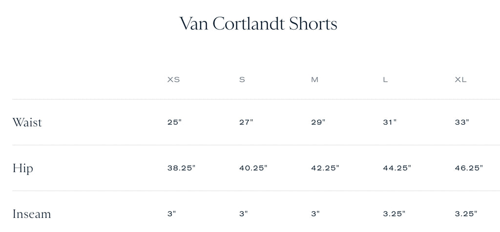 Tracksmith Women's Van Cortlandt Shorts - Navy/Ivory