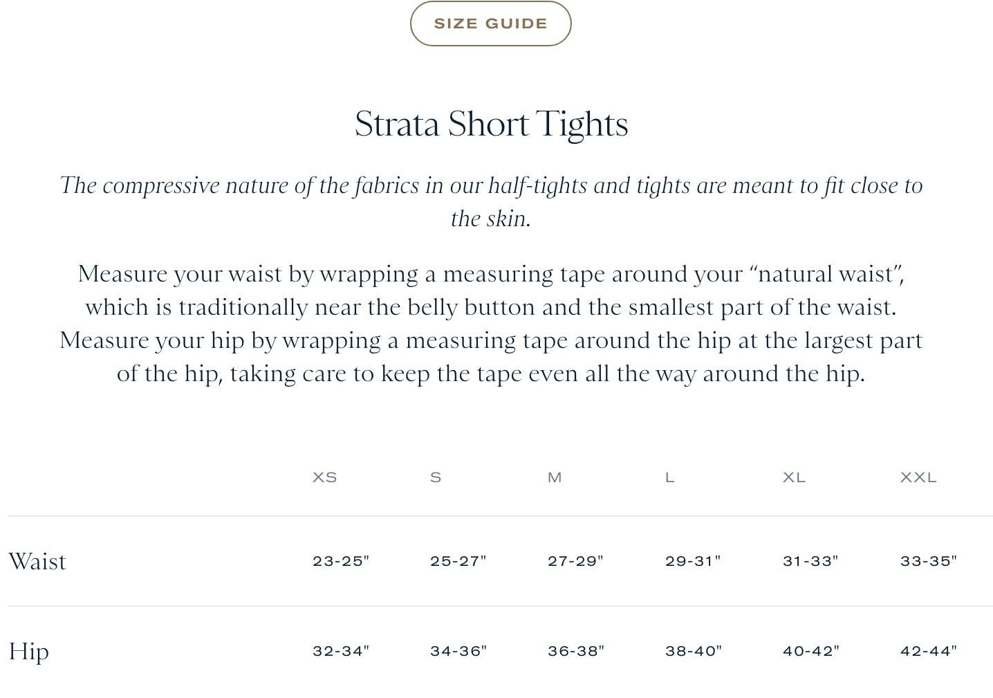Tracksmith Women's Strata Short Tights - Navy