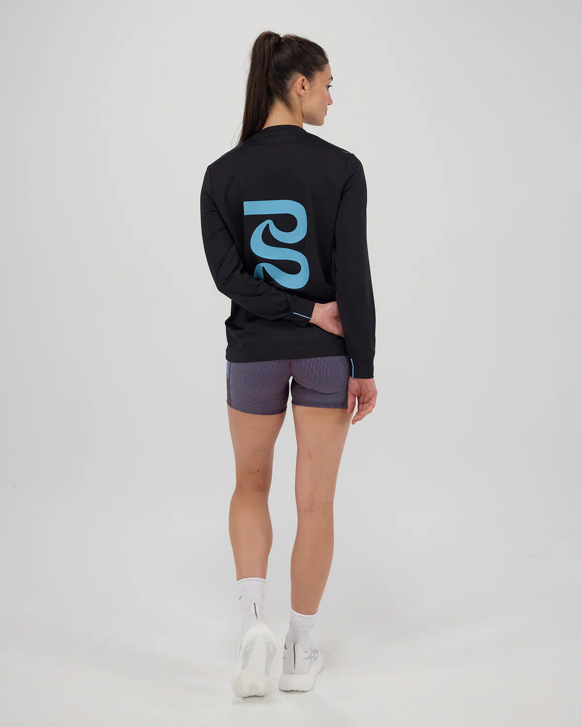 Bandit Running Unisex NanoMesh™ "Fast & Loose" Long Sleeve - Black