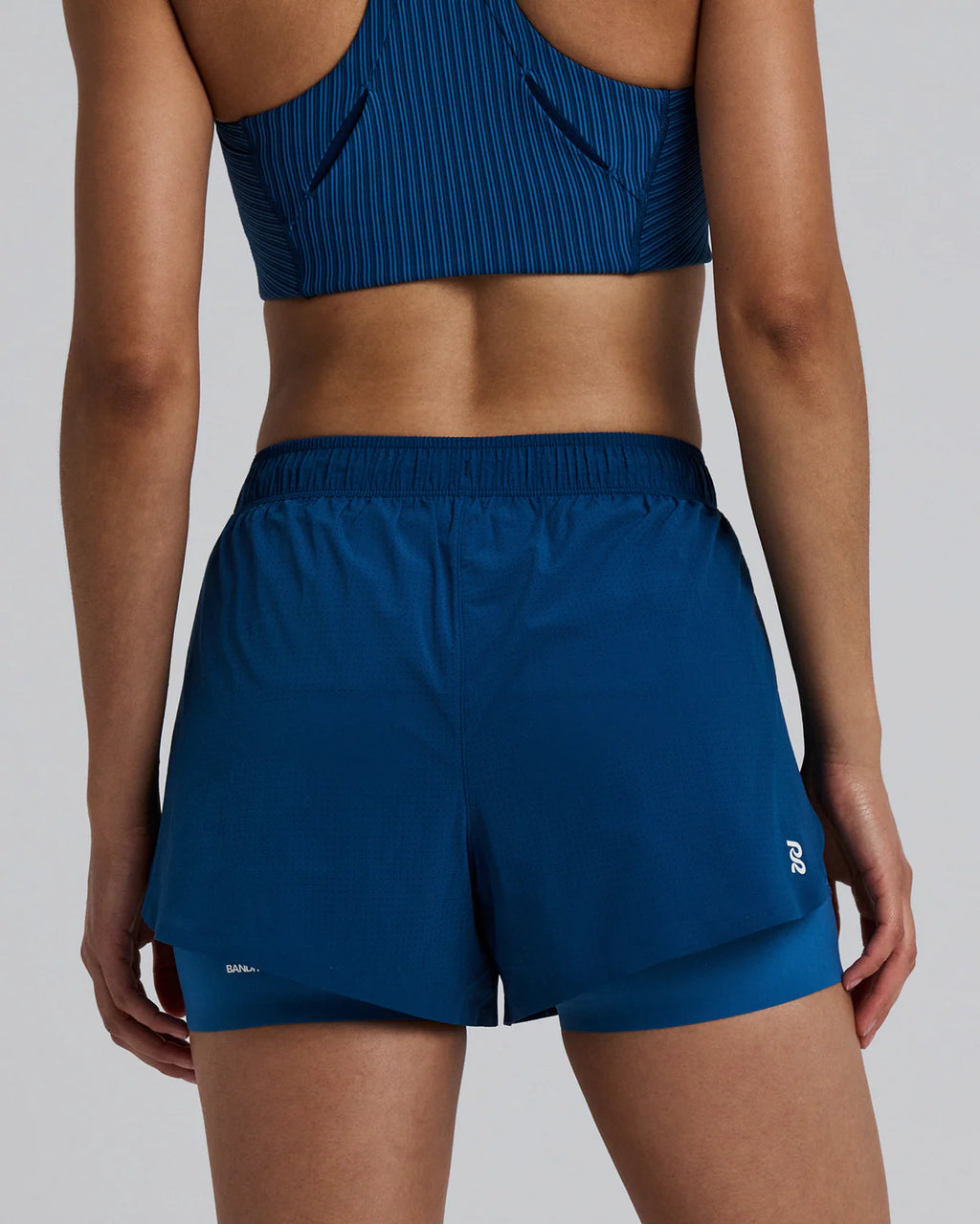 Bandit Running Women's Vento™ 2-in-1 Run Short - Ink Blue / Aegean