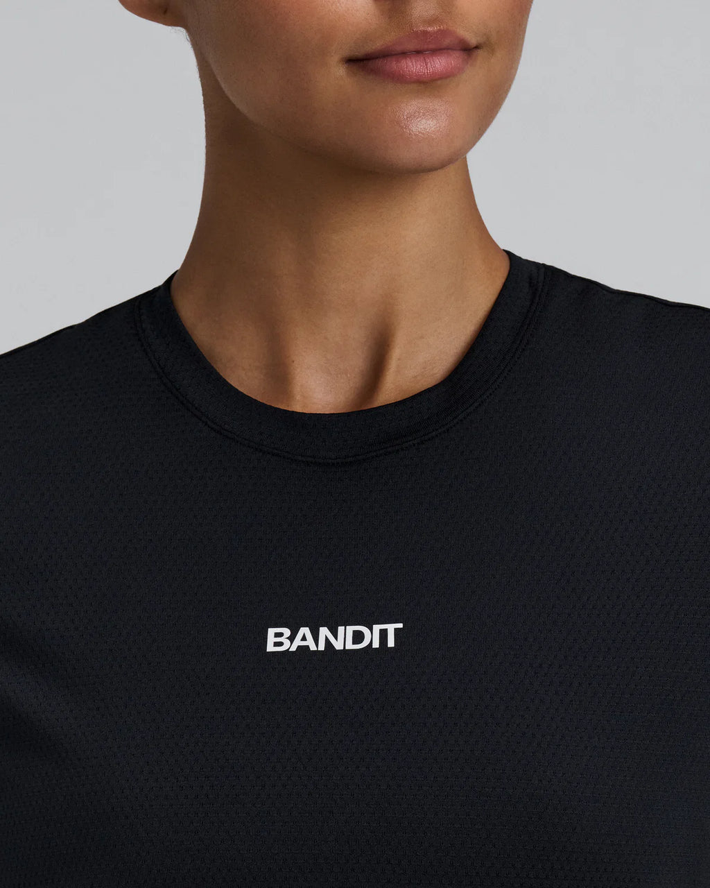 Bandit Running Women's Micromesh™ Run Tee - Black
