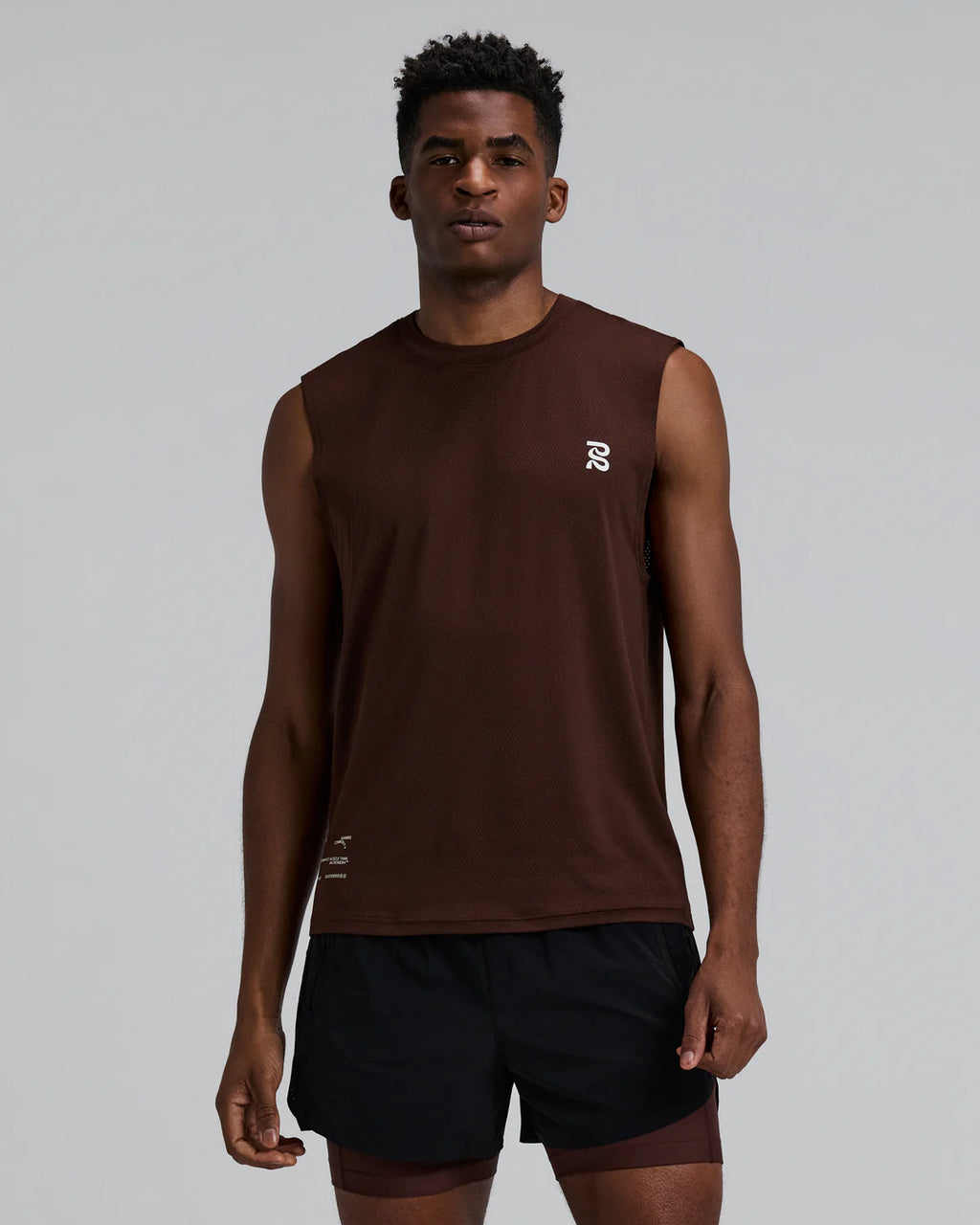 Bandit Running Men's Micromesh™ Run Tank - Cacao