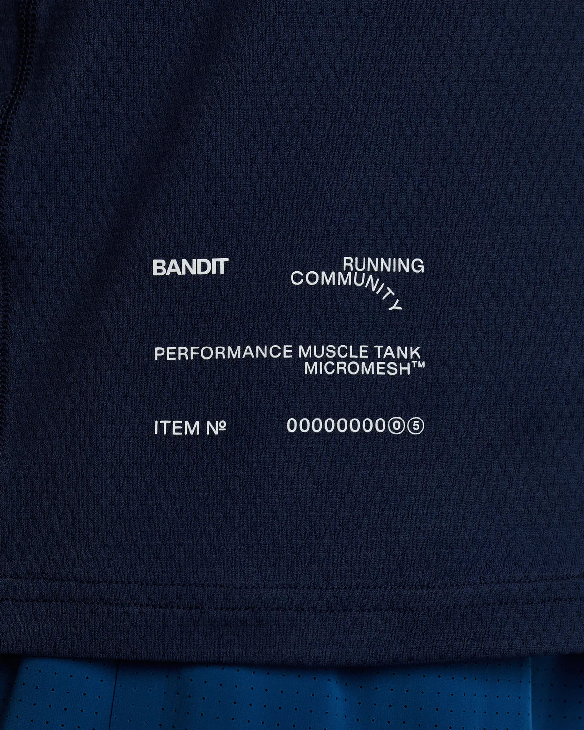 Bandit Running Men's Micromesh™ Run Tank - NY Navy
