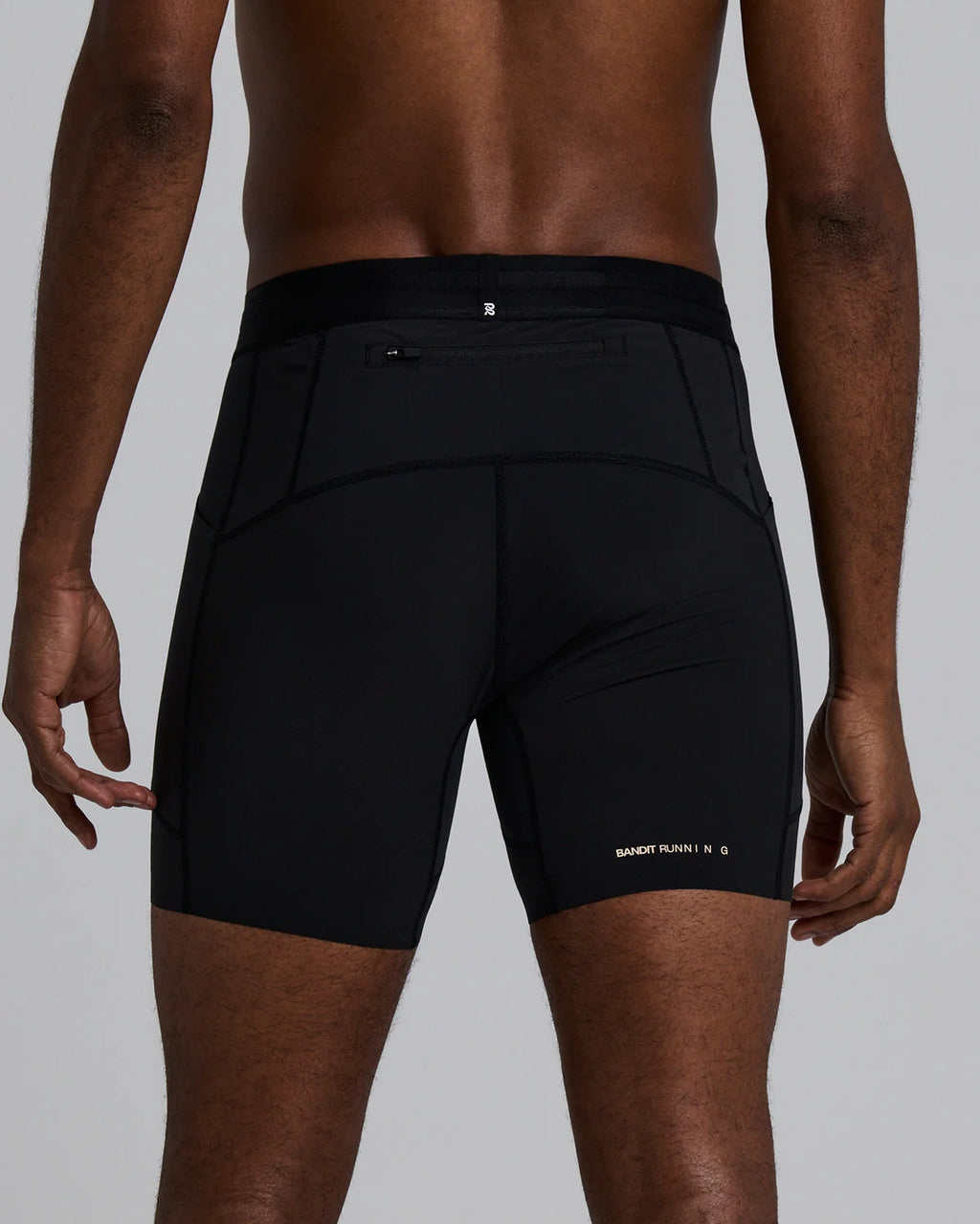 Bandit Running Men's SoLite™ 5 Pocket Quarter Tights - Black