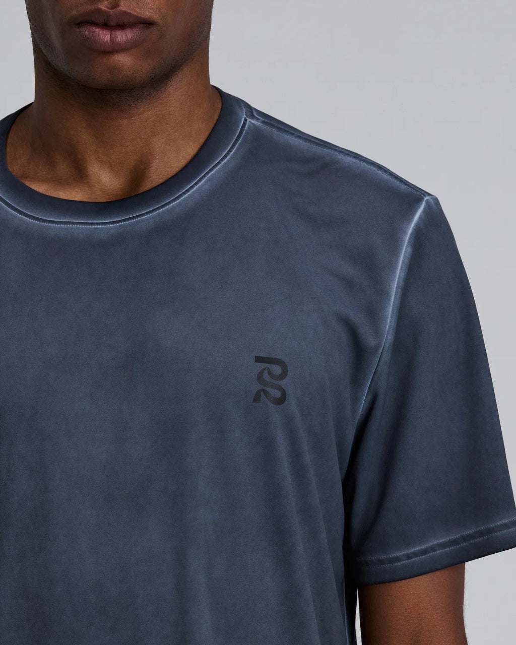 Bandit Running Men's FrioSoft™ Performance Box Tee - Anthracite SaltFade™