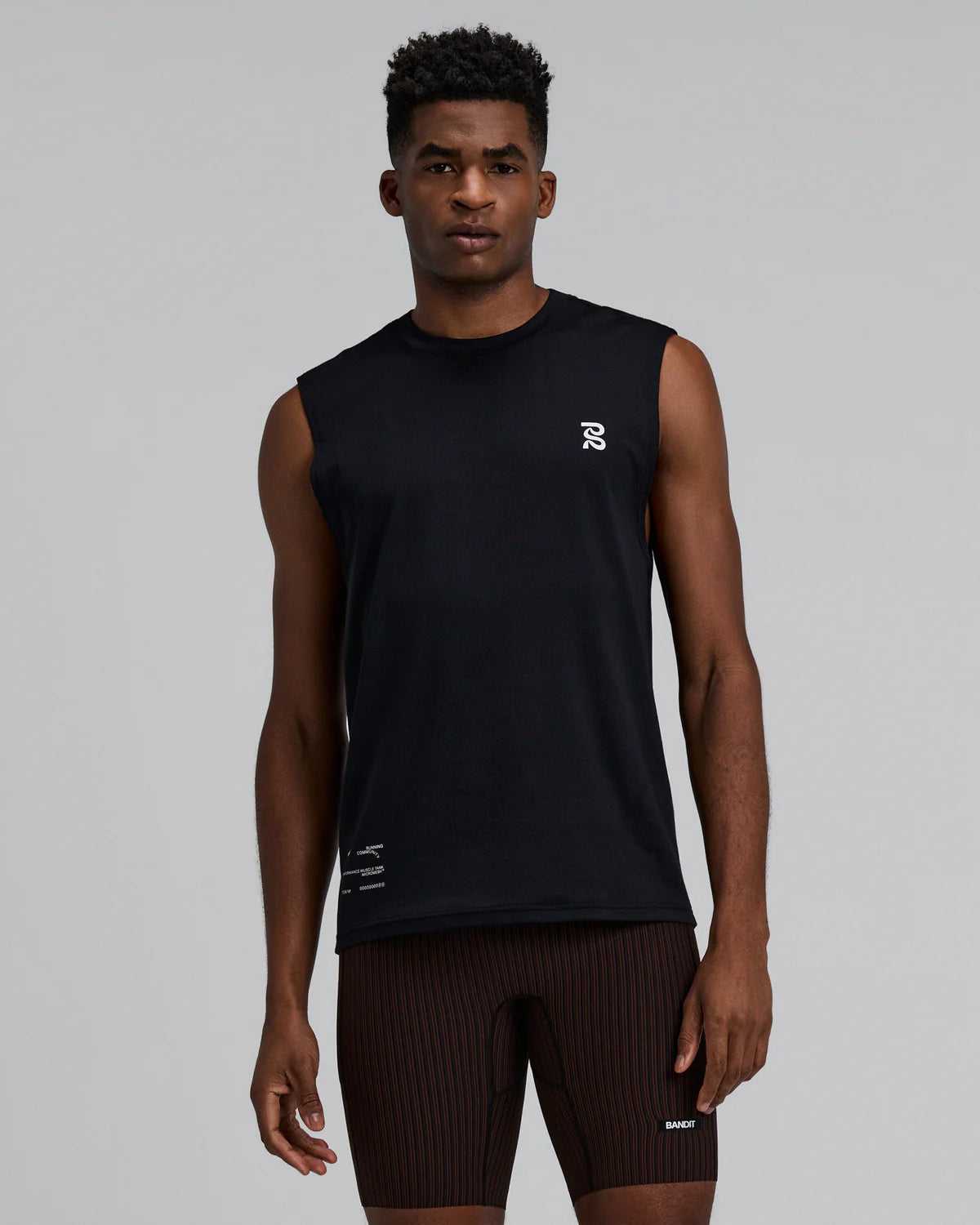 Bandit Running Men's Micromesh™ Run Tank - Black