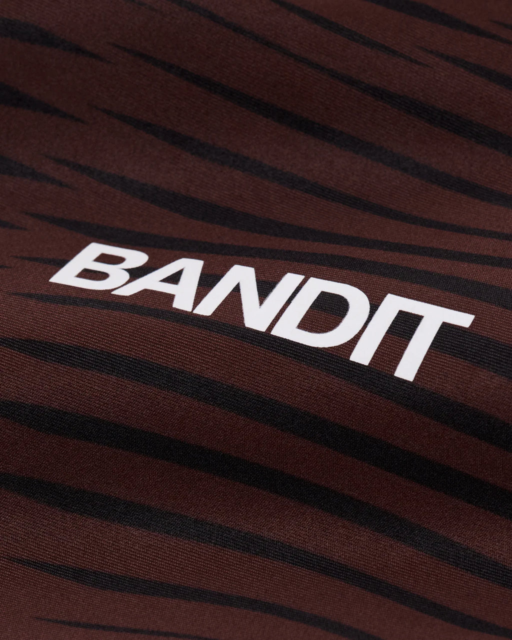Bandit Running Women's Stamina™ Race Crop - Organic Stripe Cacao