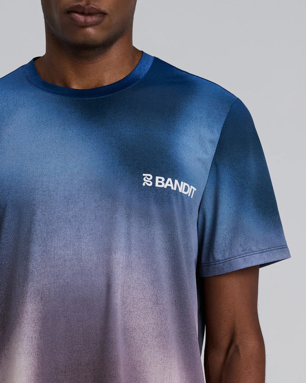 Bandit Running Men's Specter™ Performance Tee - Flow State Aegean Multi
