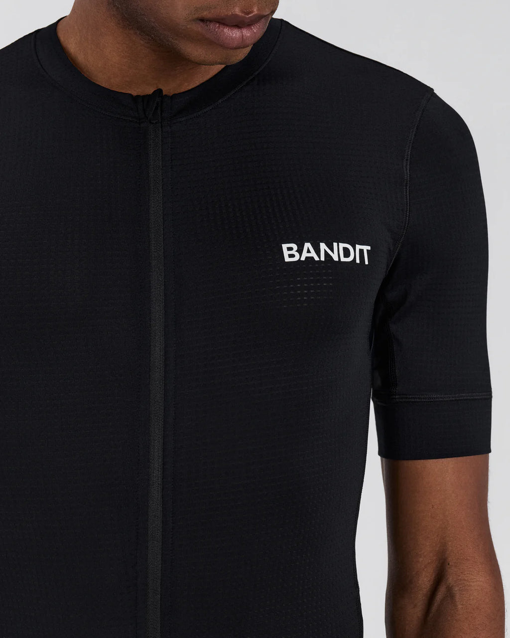Bandit Running Men's GeoMesh™ Race Top - Black