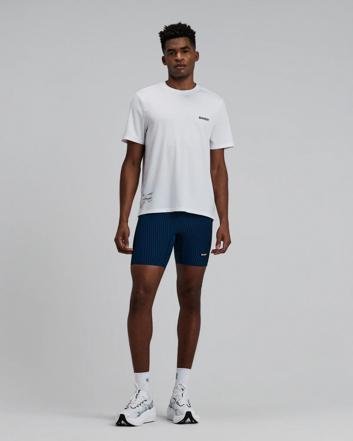 Bandit Running Men's Micromesh™ Run Tee - White