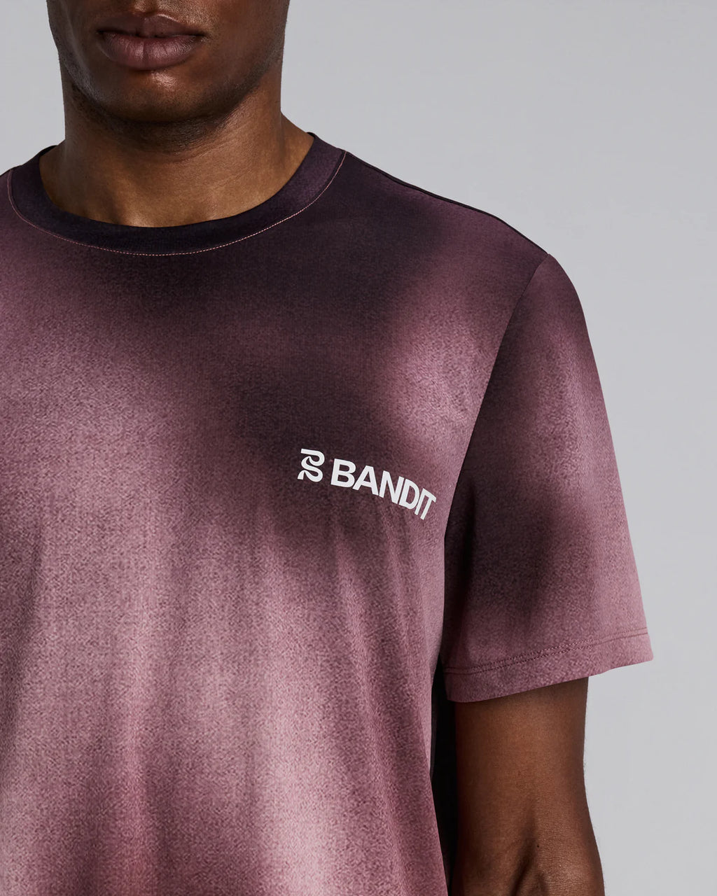 Bandit Running Men's Specter™ Performance Tee - Flow State Mahogany Multi