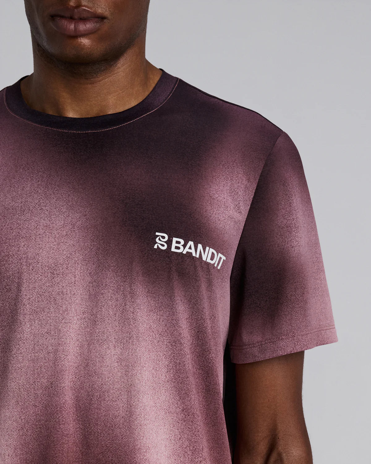 Bandit Running Men's Specter™ Performance Tee - Flow State Mahogany Multi