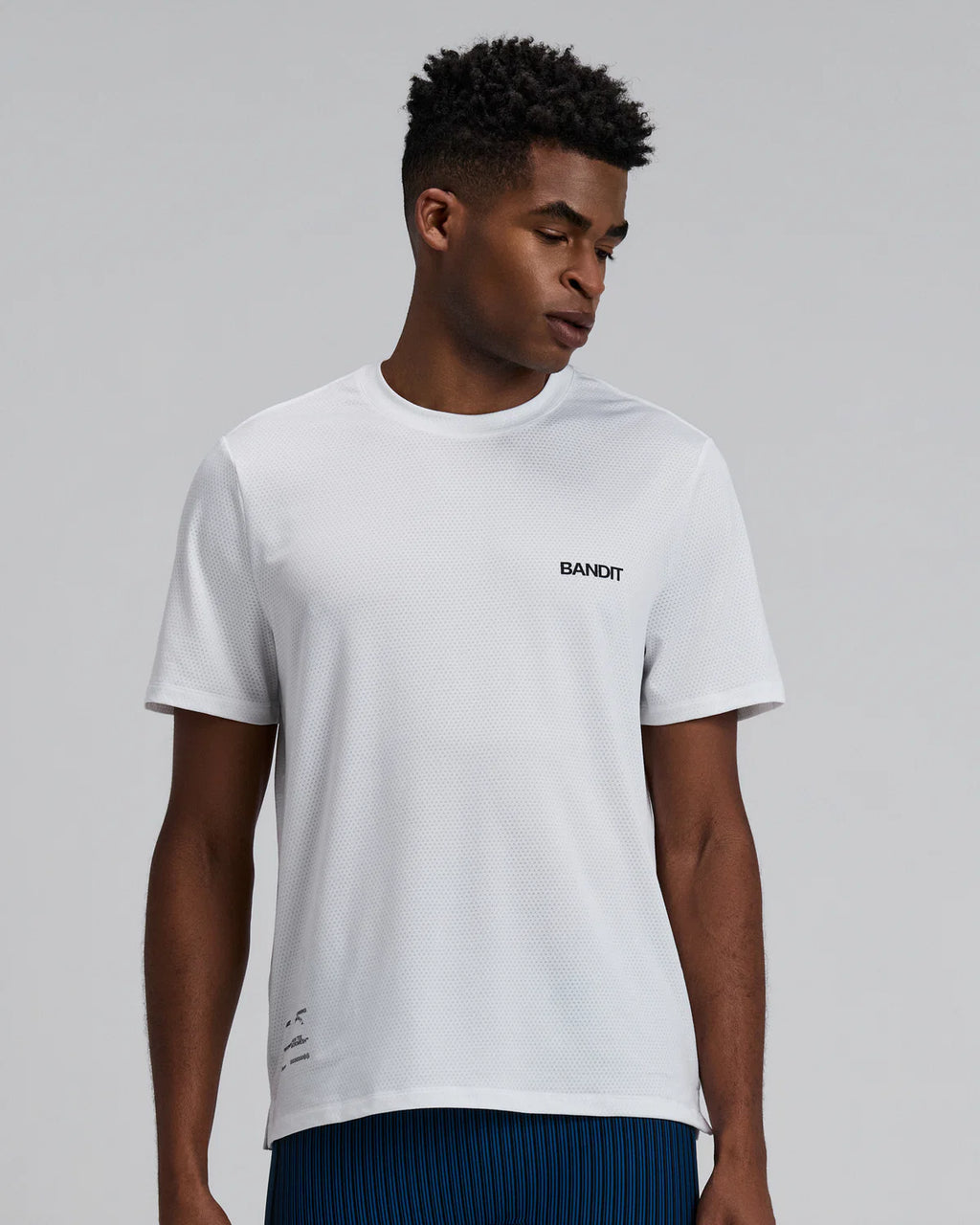 Bandit Running Men's Micromesh™ Run Tee - White
