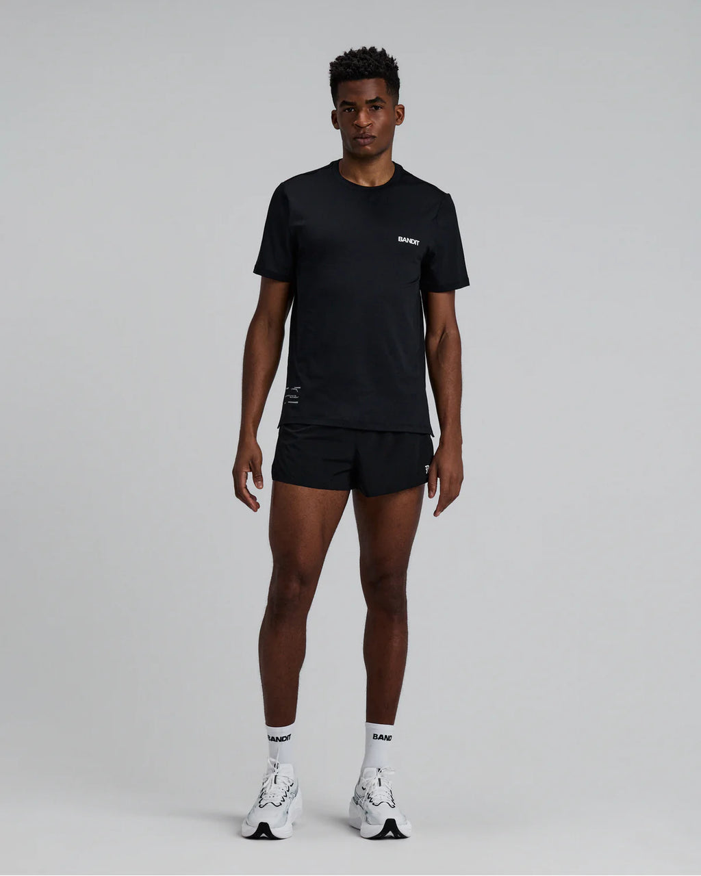 Bandit Running Men's Micromesh™ Run Tee - Black