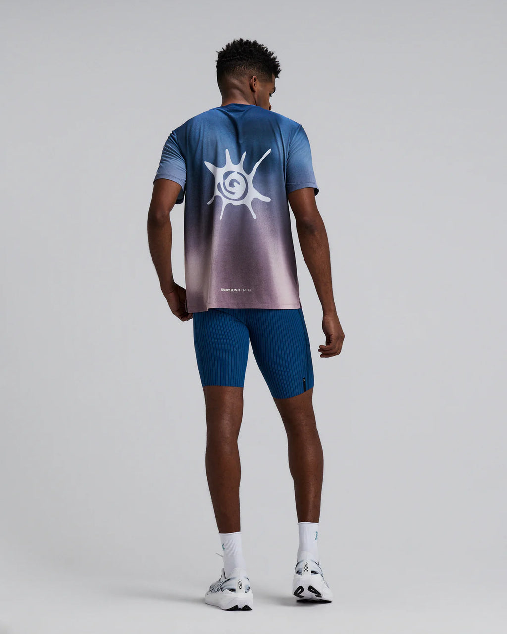 Bandit Running Men's Specter™ Performance Tee - Flow State Aegean Multi
