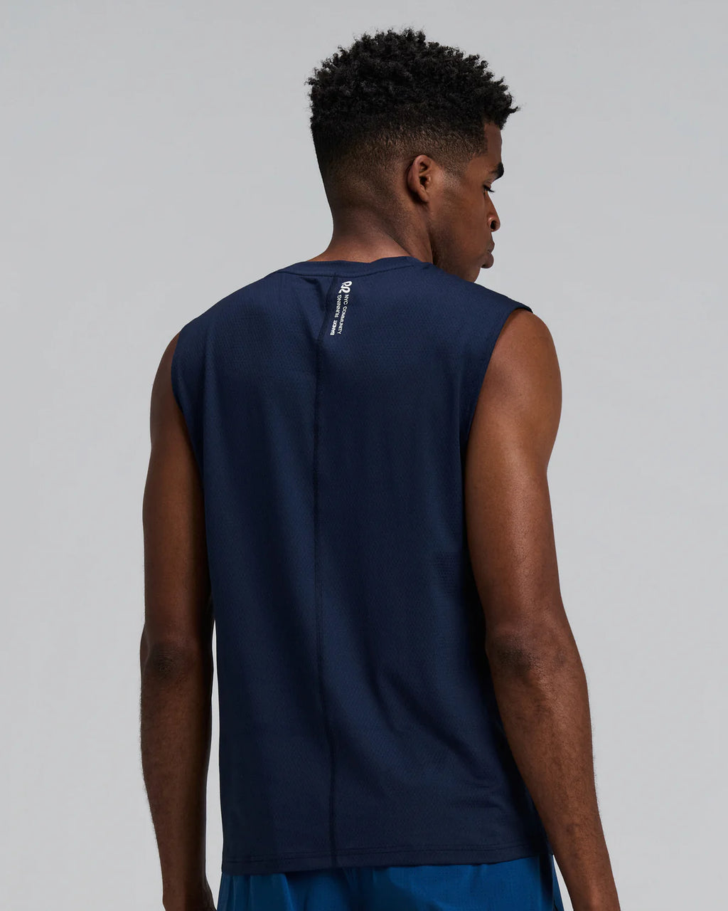 Bandit Running Men's Micromesh™ Run Tank - NY Navy