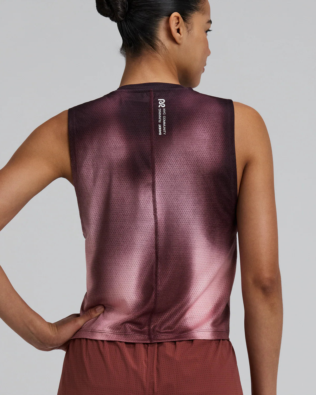 Bandit Running Women's Micromesh™ Run Tank - Flow State Mahogany Multi