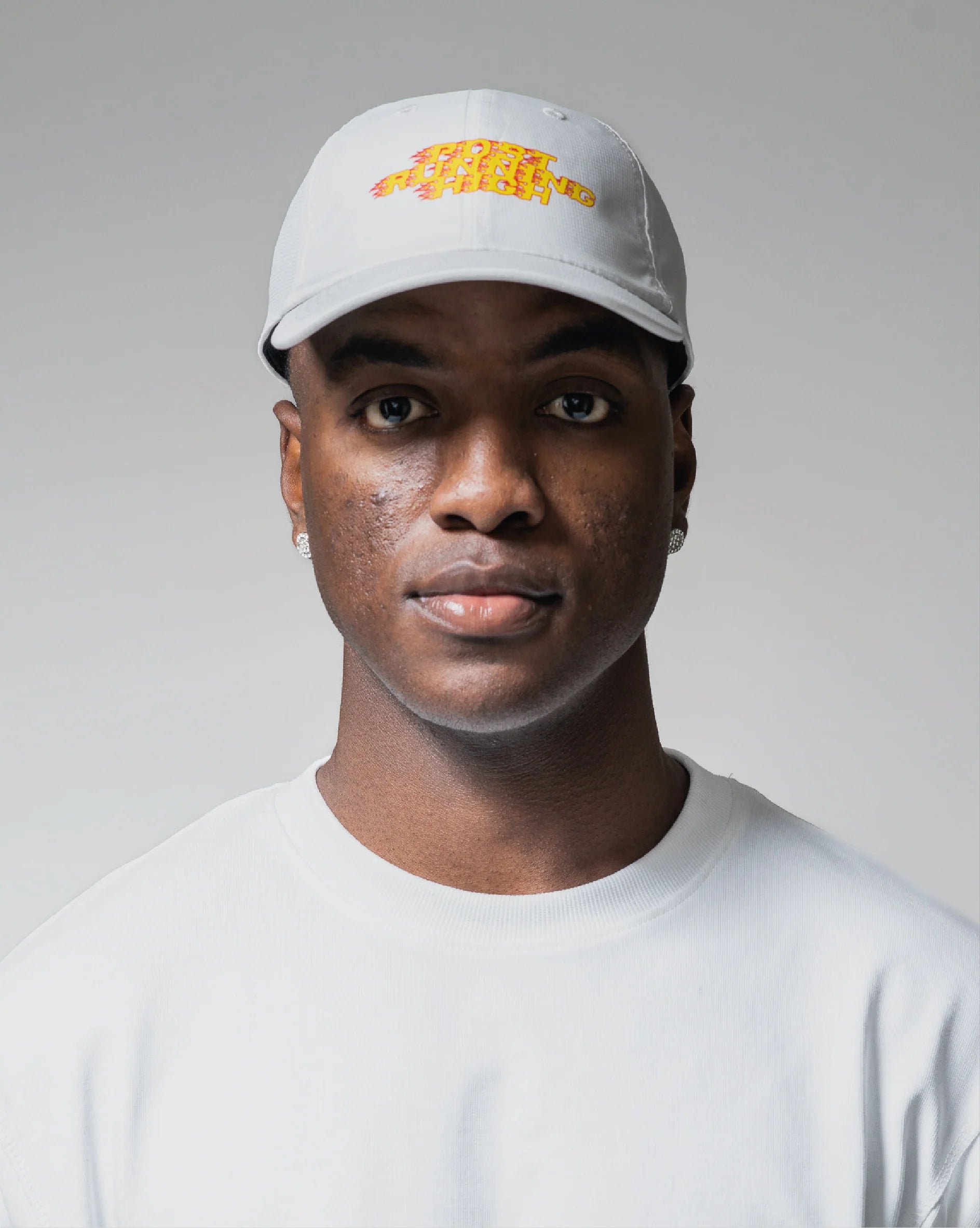 Post Running High Flames Everyday Cap Glacier Grey