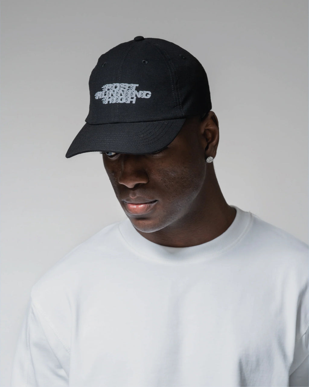 Post Running High Cap Black