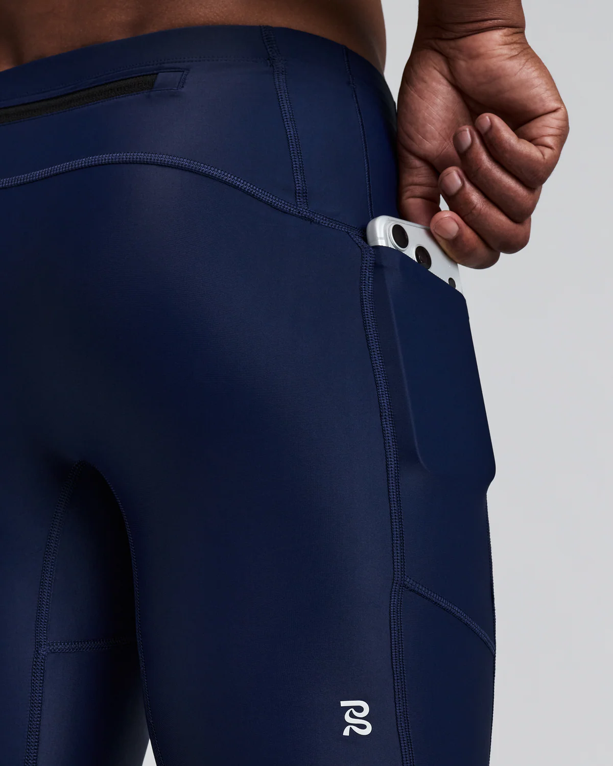 Bandit Running Men's Superbeam™ Next Gen 7 Pocket Half Tights - NY Navy