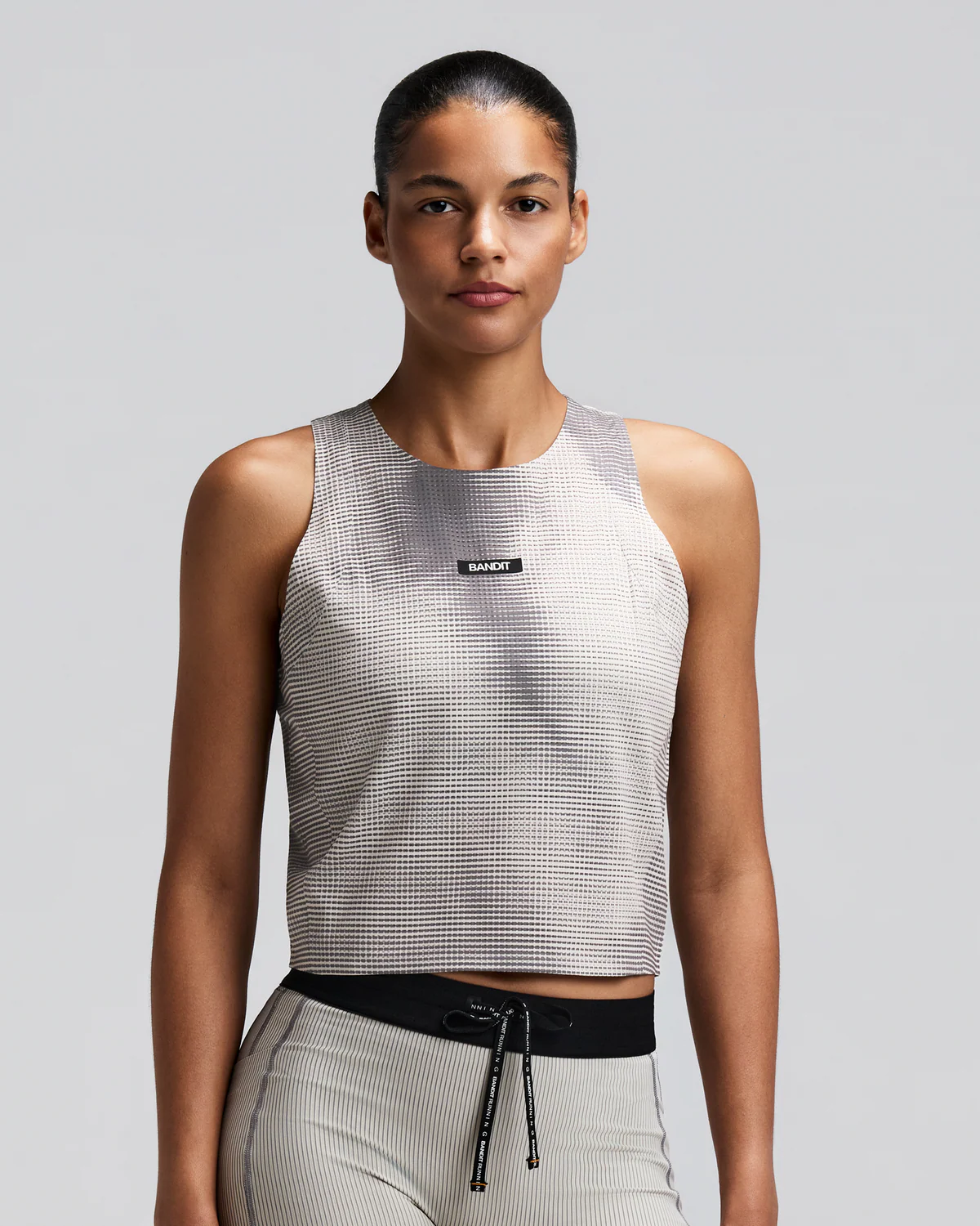 Bandit WOMEN'S GEOMESH™ LIGHTWEIGHT RACE SINGLET - SLATE / PLASTER