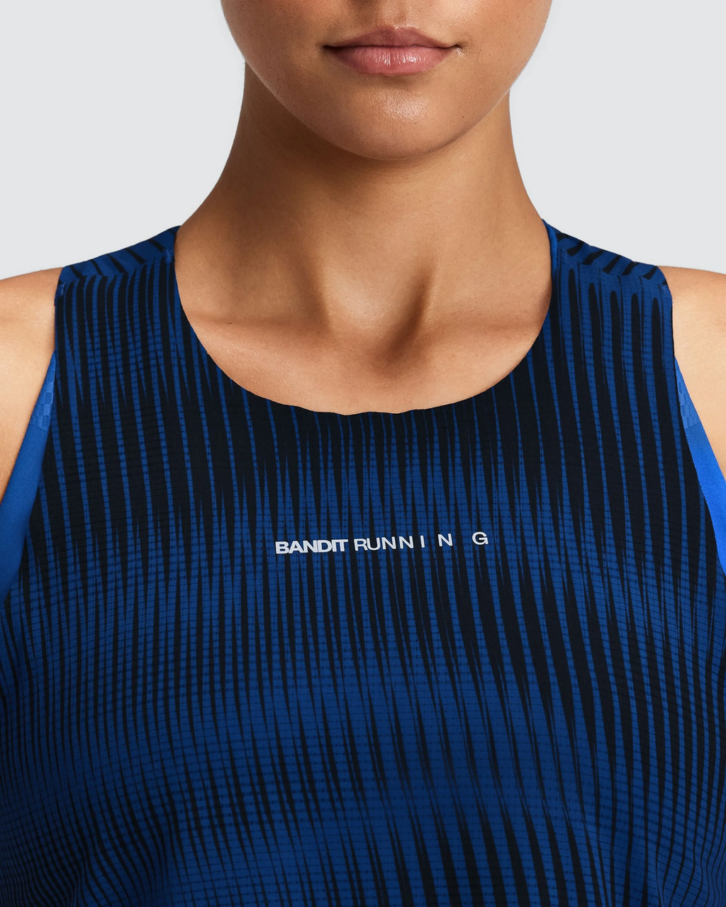 Bandit Women's CoolGrid™ Race Singlet - Bauhaus Blue