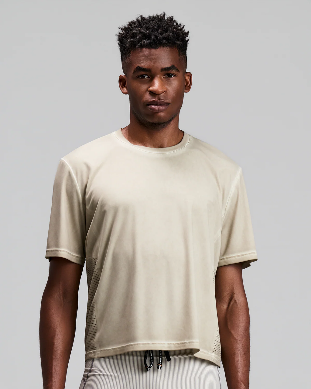 Bandit MEN'S FRIOSOFT™ PERFORATED BOX TEE -PLASTER