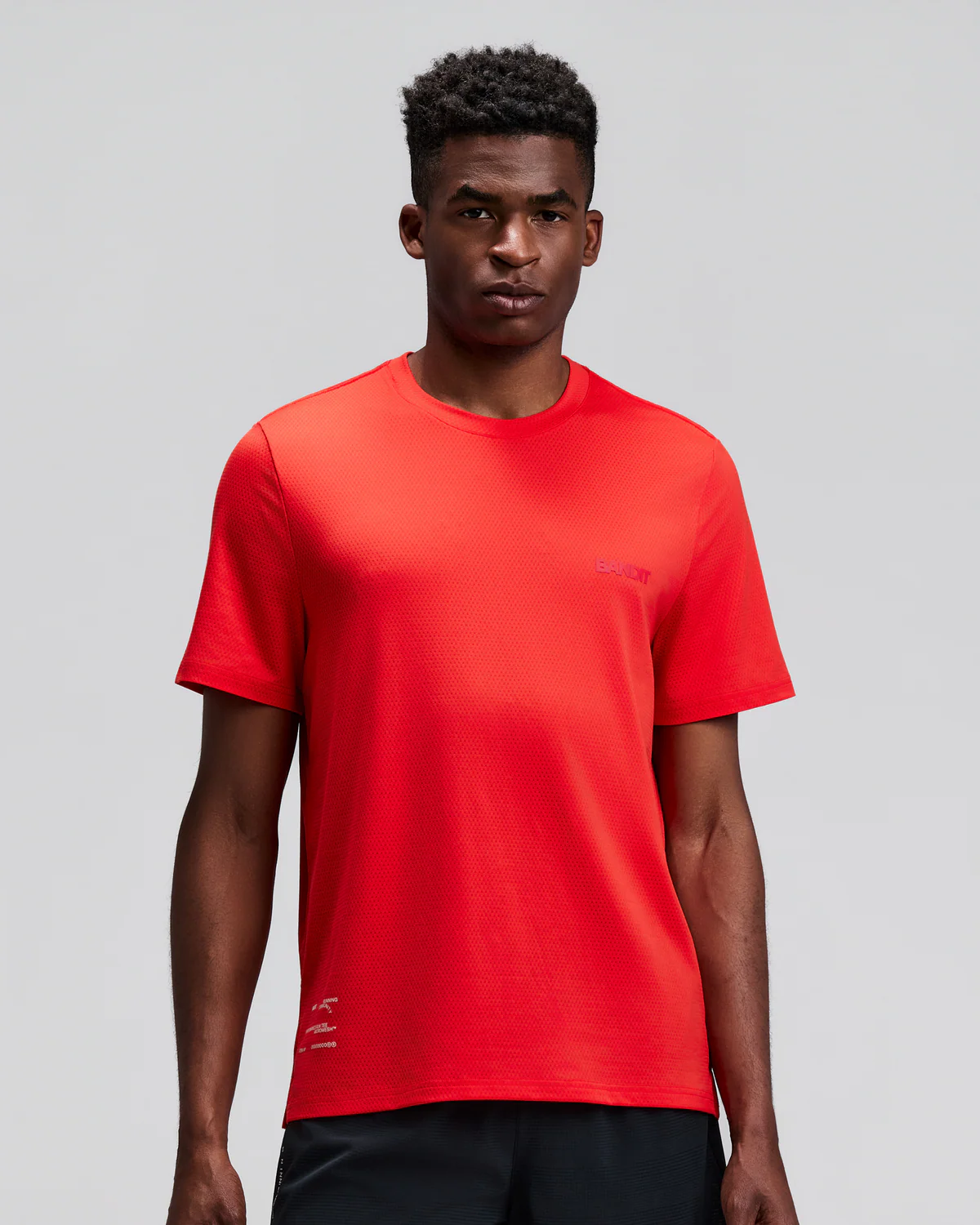 Bandit Men's Micromesh™ Short Sleeve Run Tee -  Poppy