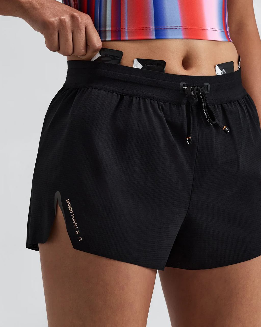 Bandit Women's RipSpeed™ 3" Split Shorts - BLACK