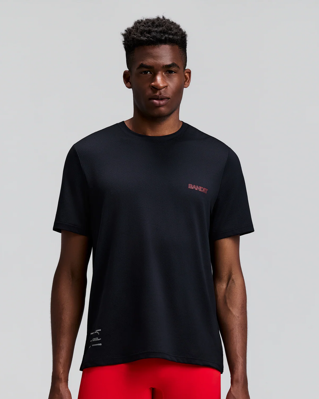 Bandit Men's Micromesh™ Short Sleeve Run Tee - Black
