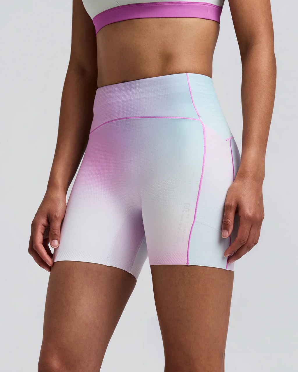 Bandit WOMEN'S VANISHER™ 5" POP STITCH™ HIGH WAIST COMPRESSION SHORT - ORCHID BLOOM