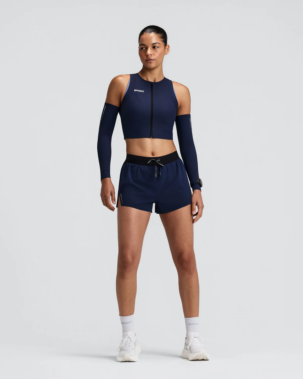 Bandit Women's RipSpeed™ 3" Split Shorts - NY NAVY