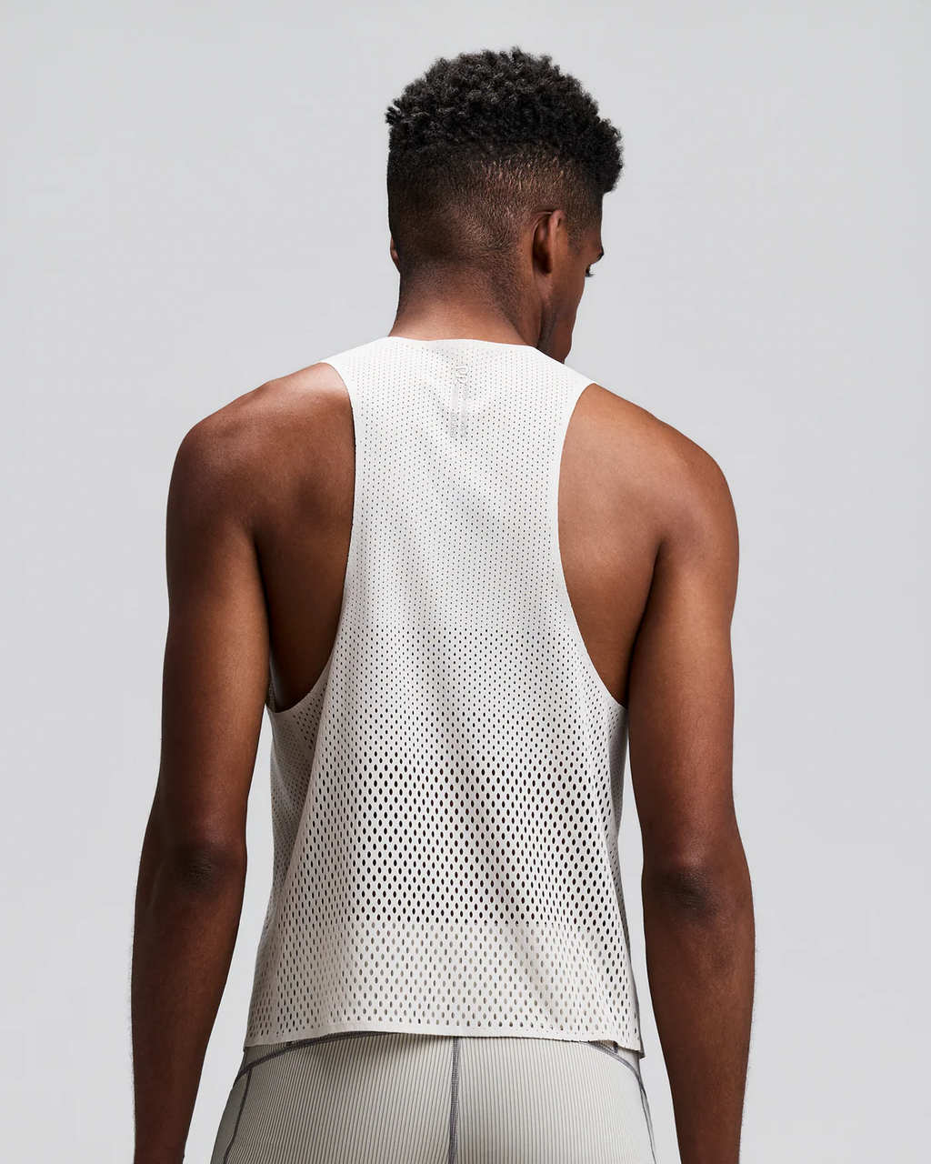 Bandit MEN'S SHREDDER™ SHORTY RACE SINGLET - PLASTER