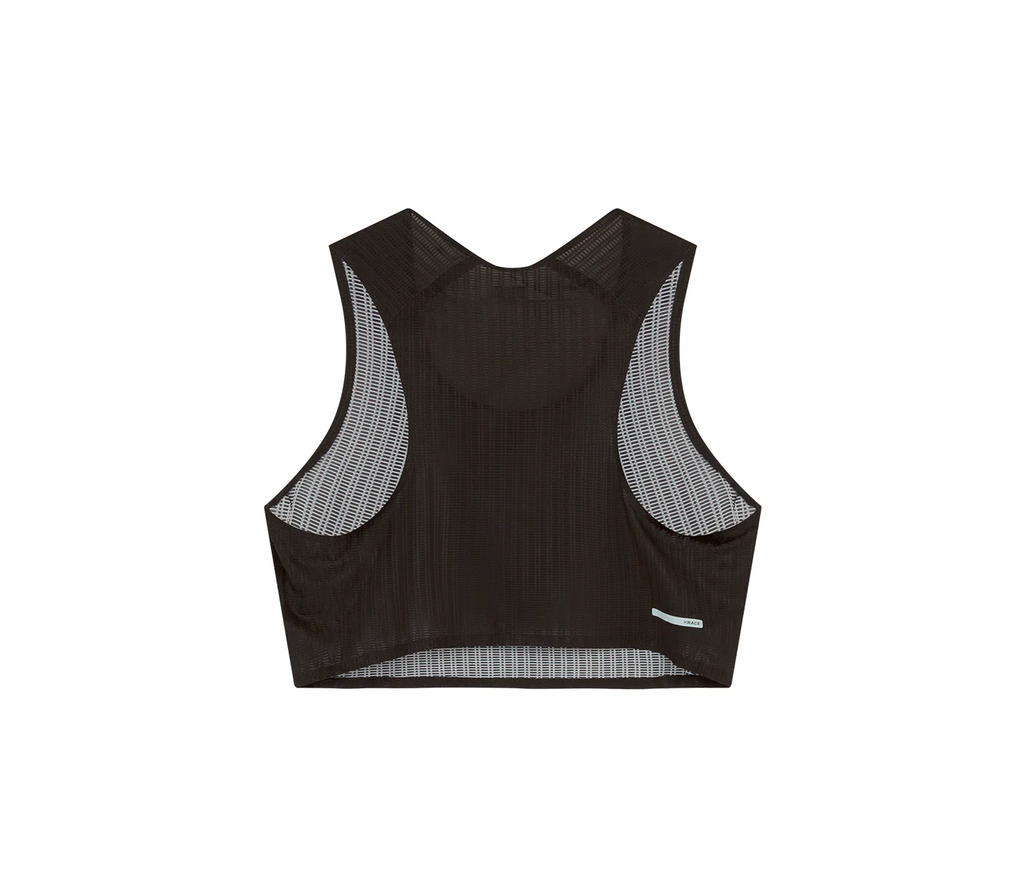 Soar Running Women's Crop Race Vest - Black