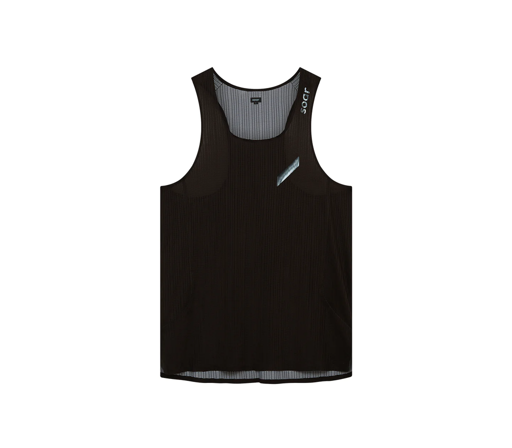Soar Running Race Vest 2.0 Print - Black