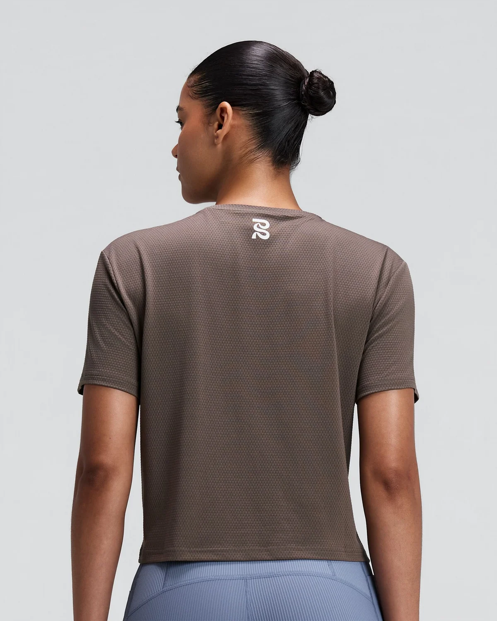 Bandit Women's Micromesh™ Cropped Run Tee - COCOA