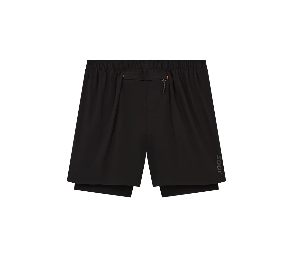 Soar Running Dual Run Shorts - Black