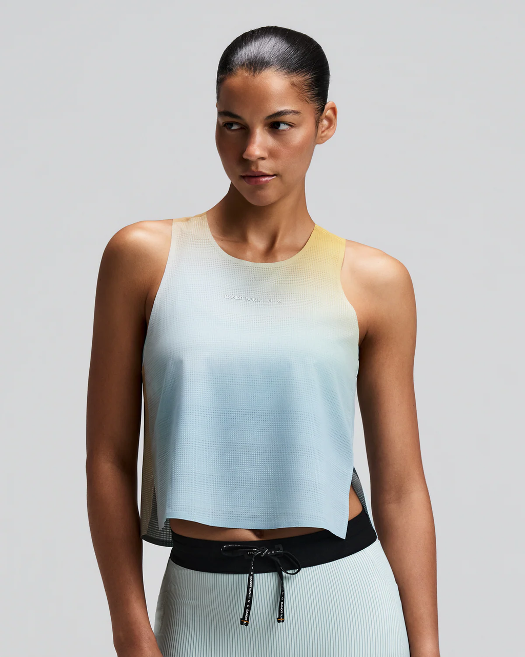 Bandit Women's CoolGrid™ Race Singlet - Lagoon Multi