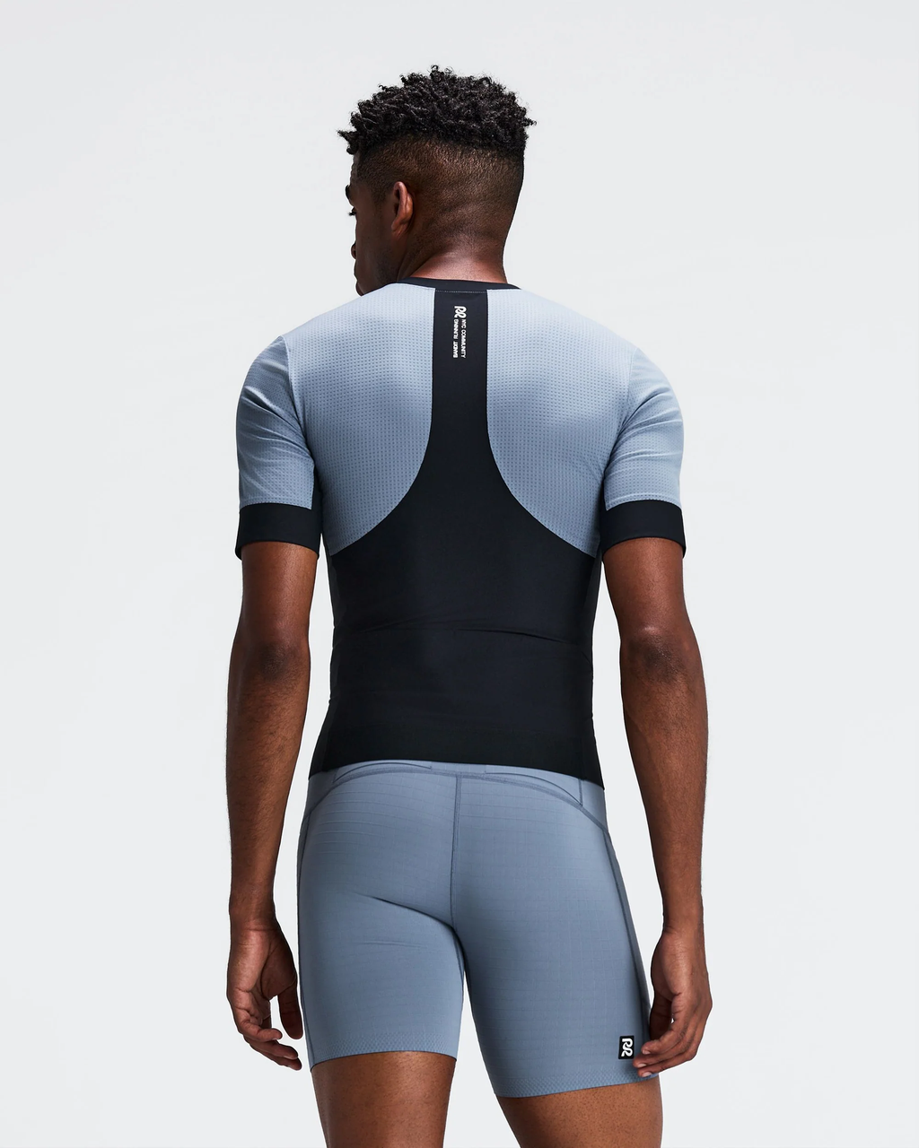 Bandit Men's GeoMesh™ 2-Way Zip Race Top - STEEL HORIZON