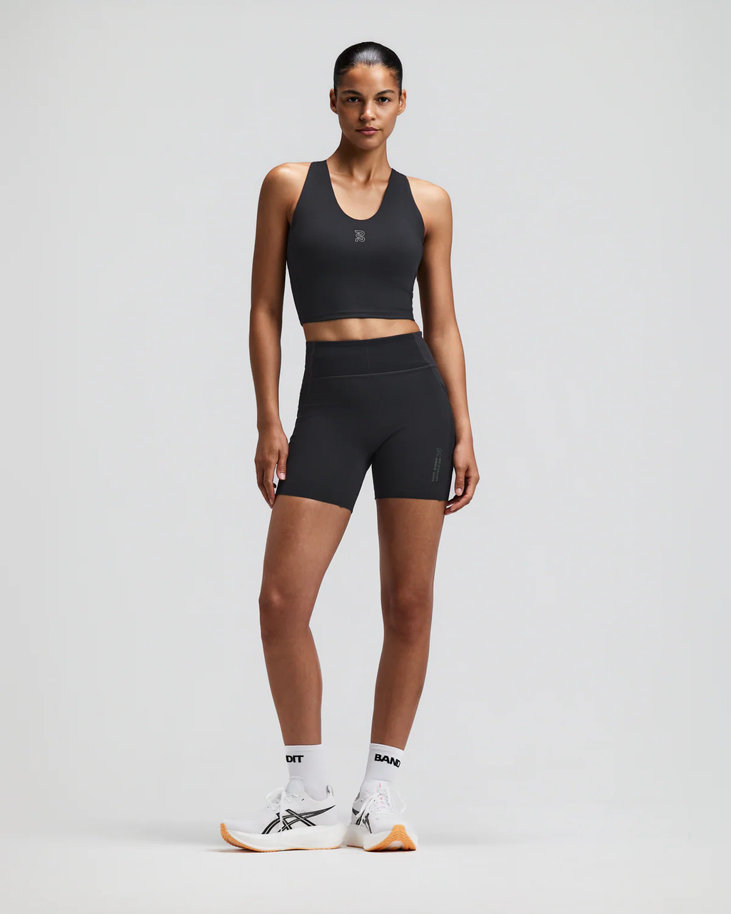 Bandit Women's Vanisher™ V-Neck Race Crop - Anthracite
