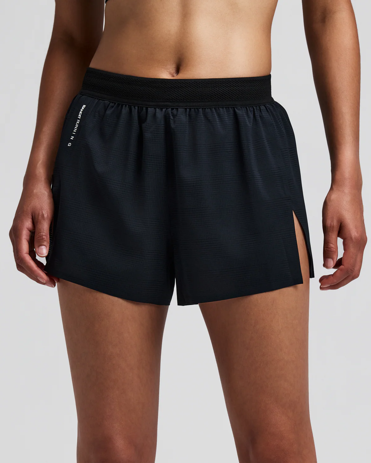 Bandit Women's CoolGrid™ 3" Split Shorts - Black