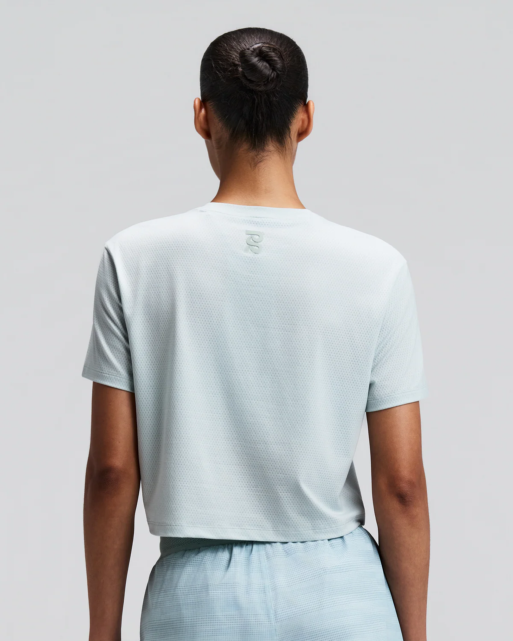 Bandit Women's Micromesh™ Cropped Run Tee -Mist