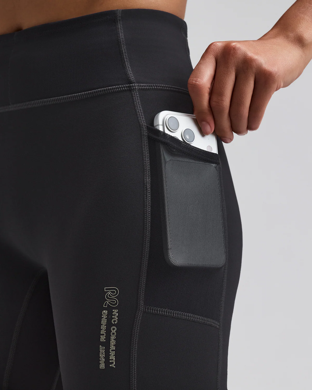 Bandit WOMEN'S VANISHER™ 5" HIGH WAIST COMPRESSION SHORTS - ANTHRACITE