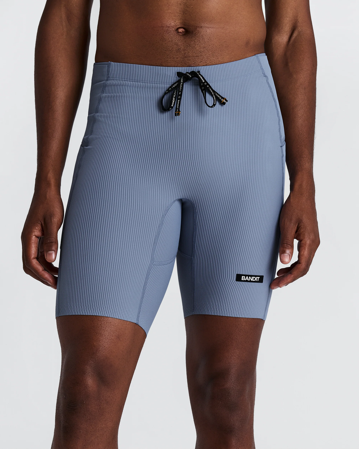 Bandit Men's Striped Cadence™ Half Tights - HORIZON / PAVILION BLUE