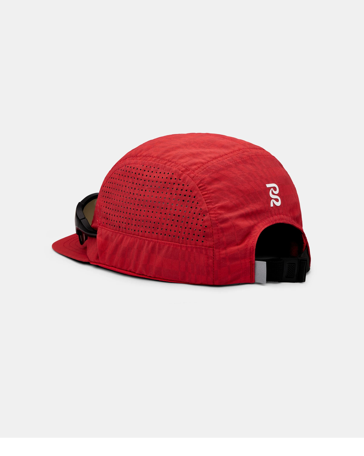Bandit NYLON RUN HAT WITH SUNGLASSES HOLDER - OXIDE RED / SIGNAL RED