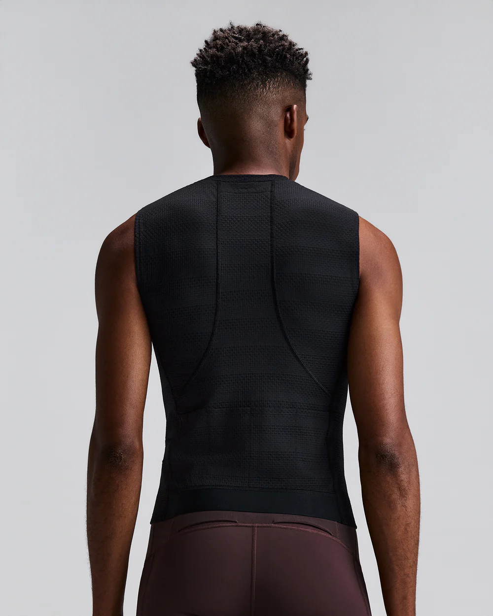 Bandit MEN'S AIRKNIT™ DISTANCE SLEEVELESS ZIP - BLACK