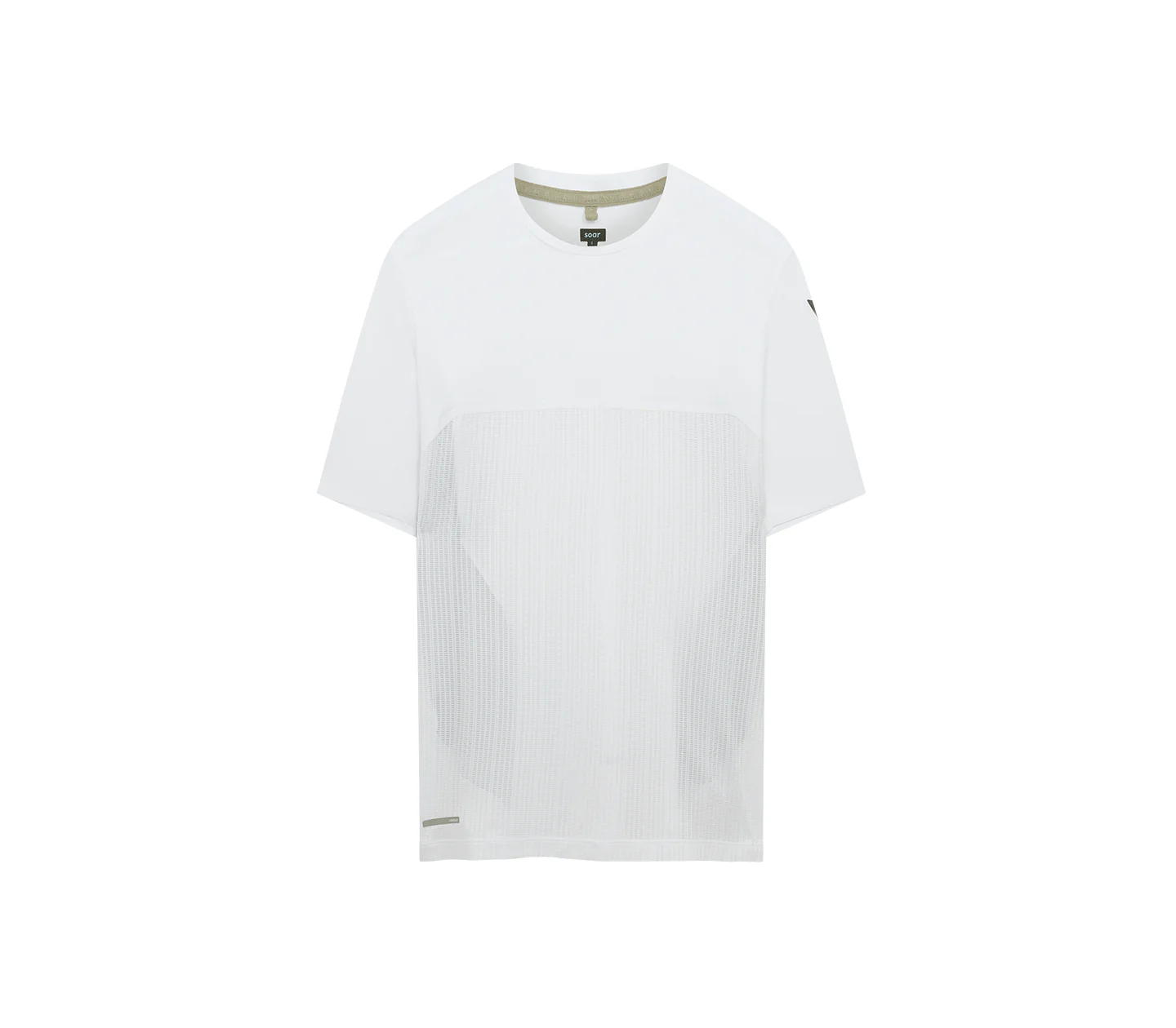 Soar Running Men's Hot Weather T - White/Silver Grey