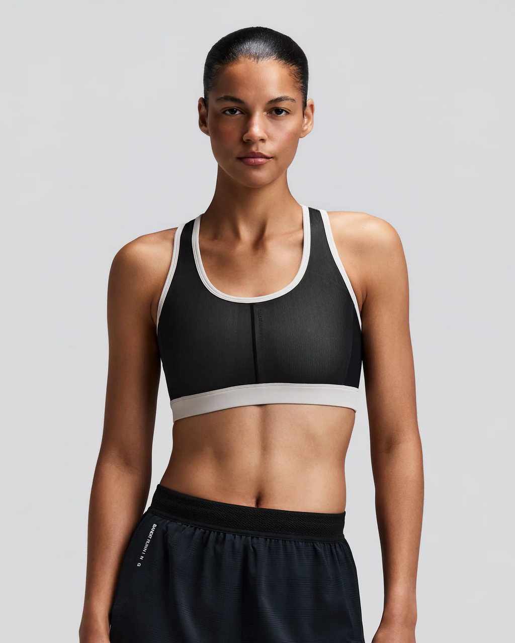 Bandit WOMEN'S VANISHER™ REVERSO™ SCOOP NECK RUN BRA - BLACK / PLASTER