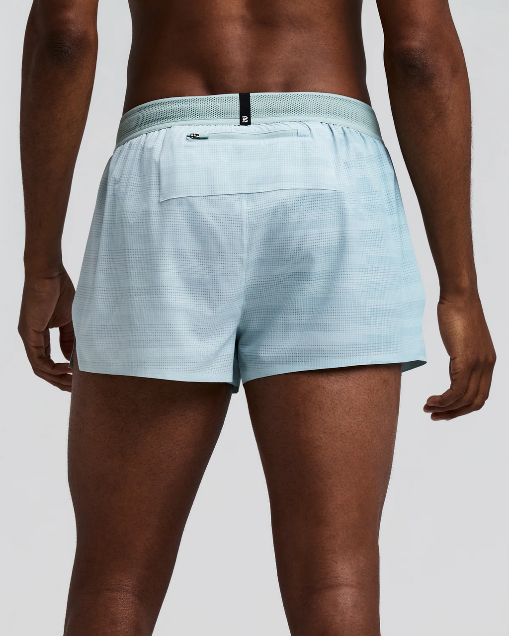 Bandit MEN'S COOLGRID™ 3" SPLIT SHORT -  LAGOON / MIST