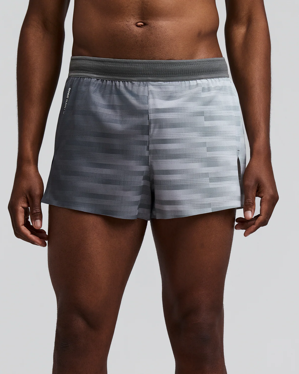Bandit MEN'S COOLGRID™ 3" SPLIT SHORT - UNEVEN